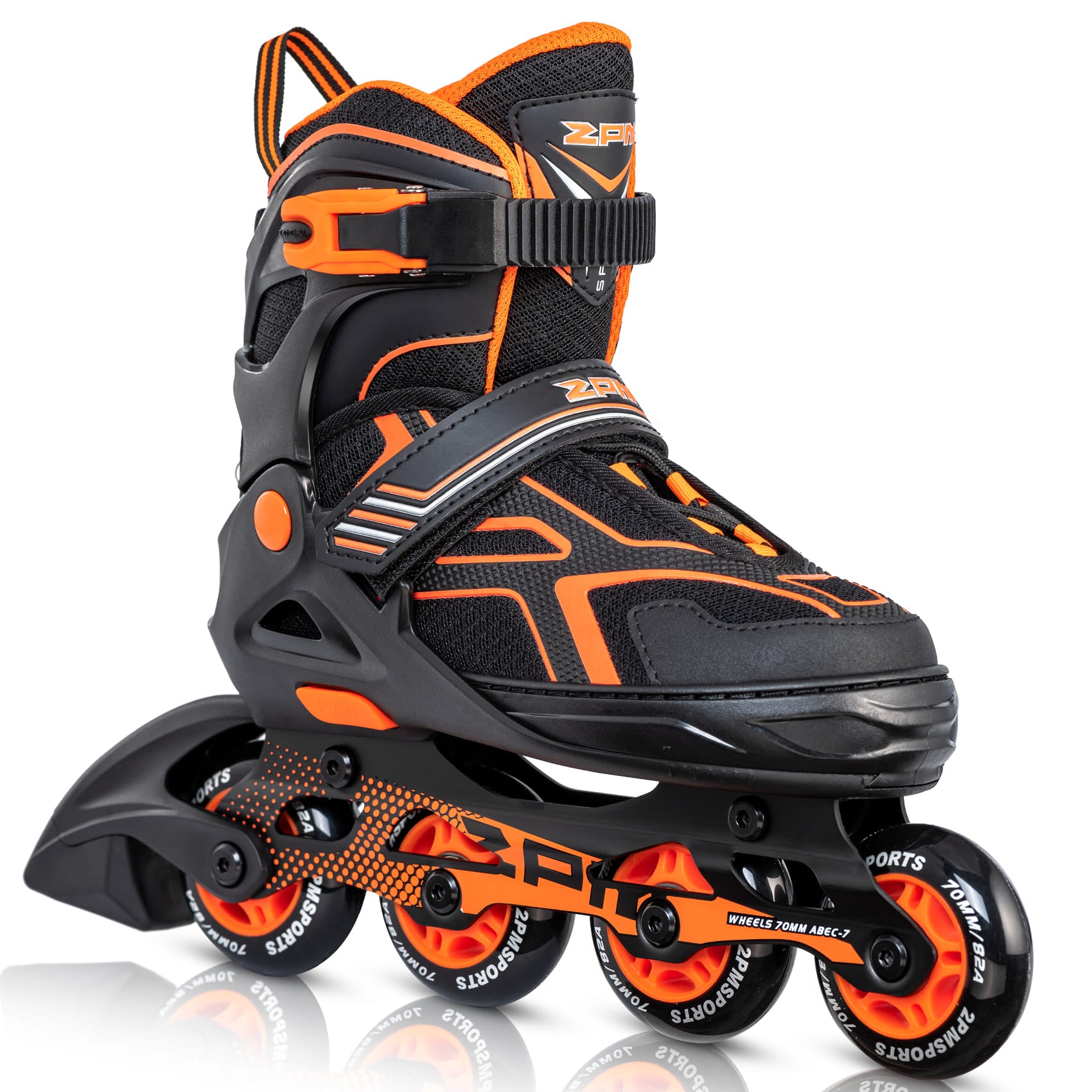 SULIFEEL Adjustable Inline Skates, Fun Beginner Roller Skates for Kids, Youth