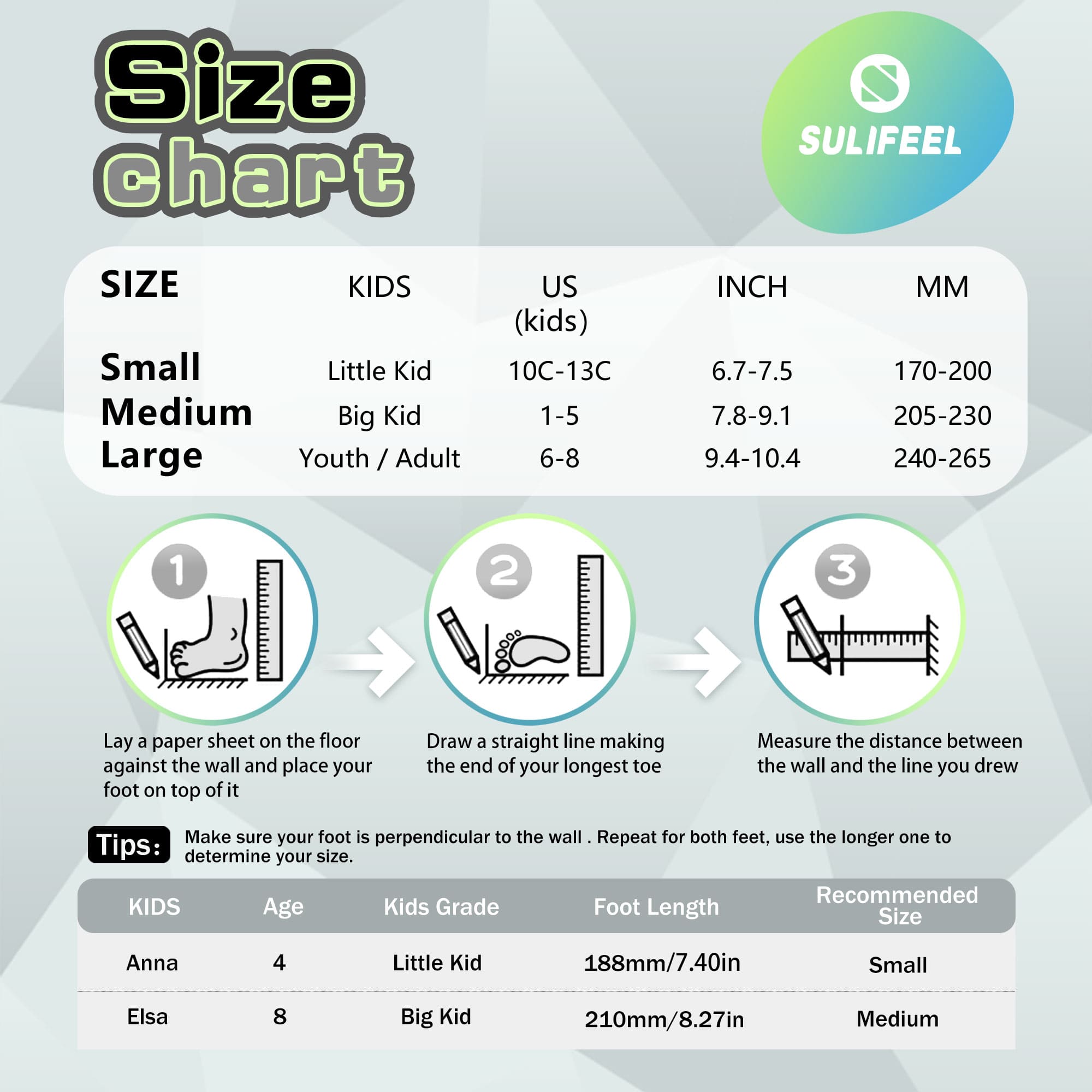 SULIFEEL Roller Skates for Girls Boys Kids,4 Sizes Adjustable Quad Skates with Light up Wheels