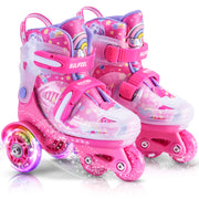 SULIFEEL Adjustable Roller Skates for Girls Boys Kids