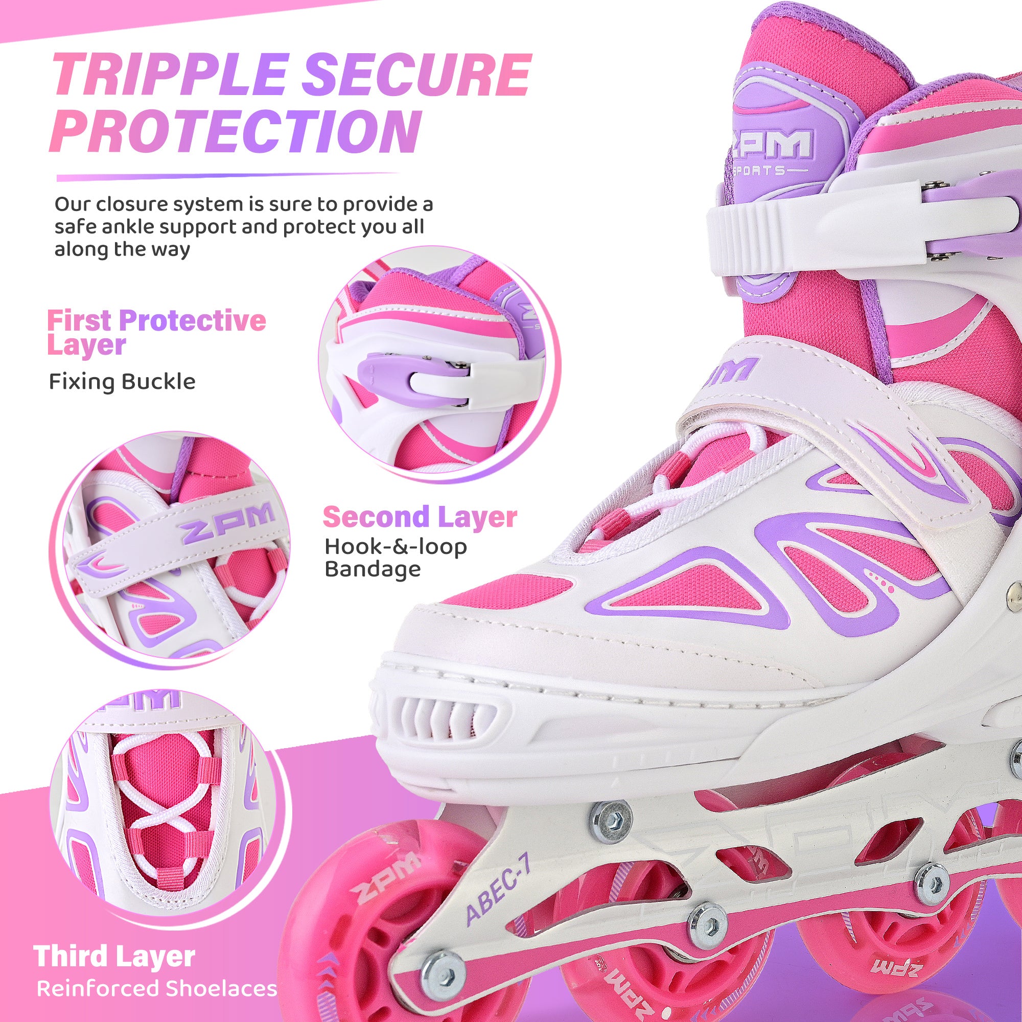 SULIFEEL Inline Skates for Kids Men Adult Women and Boys