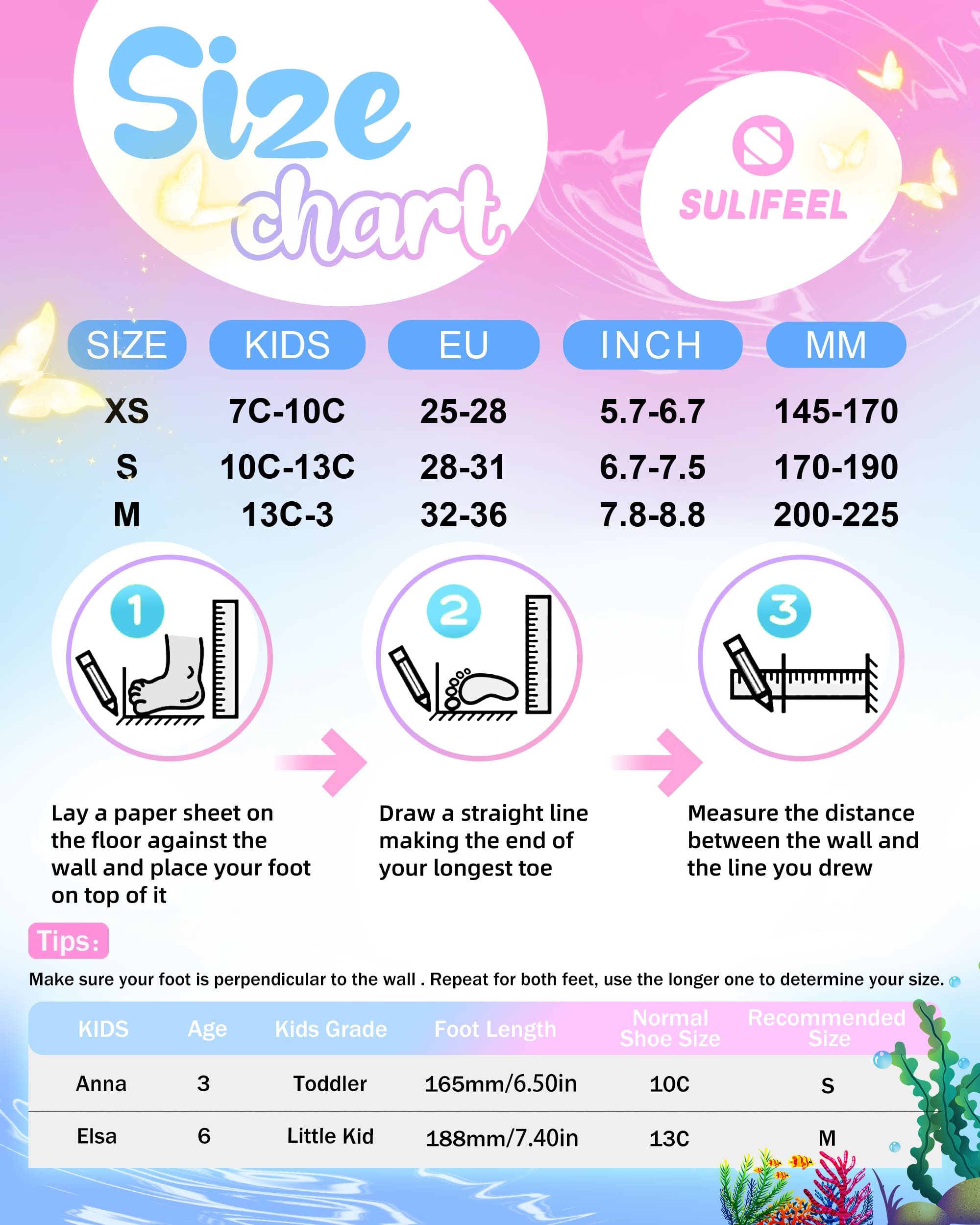 SULIFEEL Roller Skates for Girls Boys Kids with Light Up Wheels