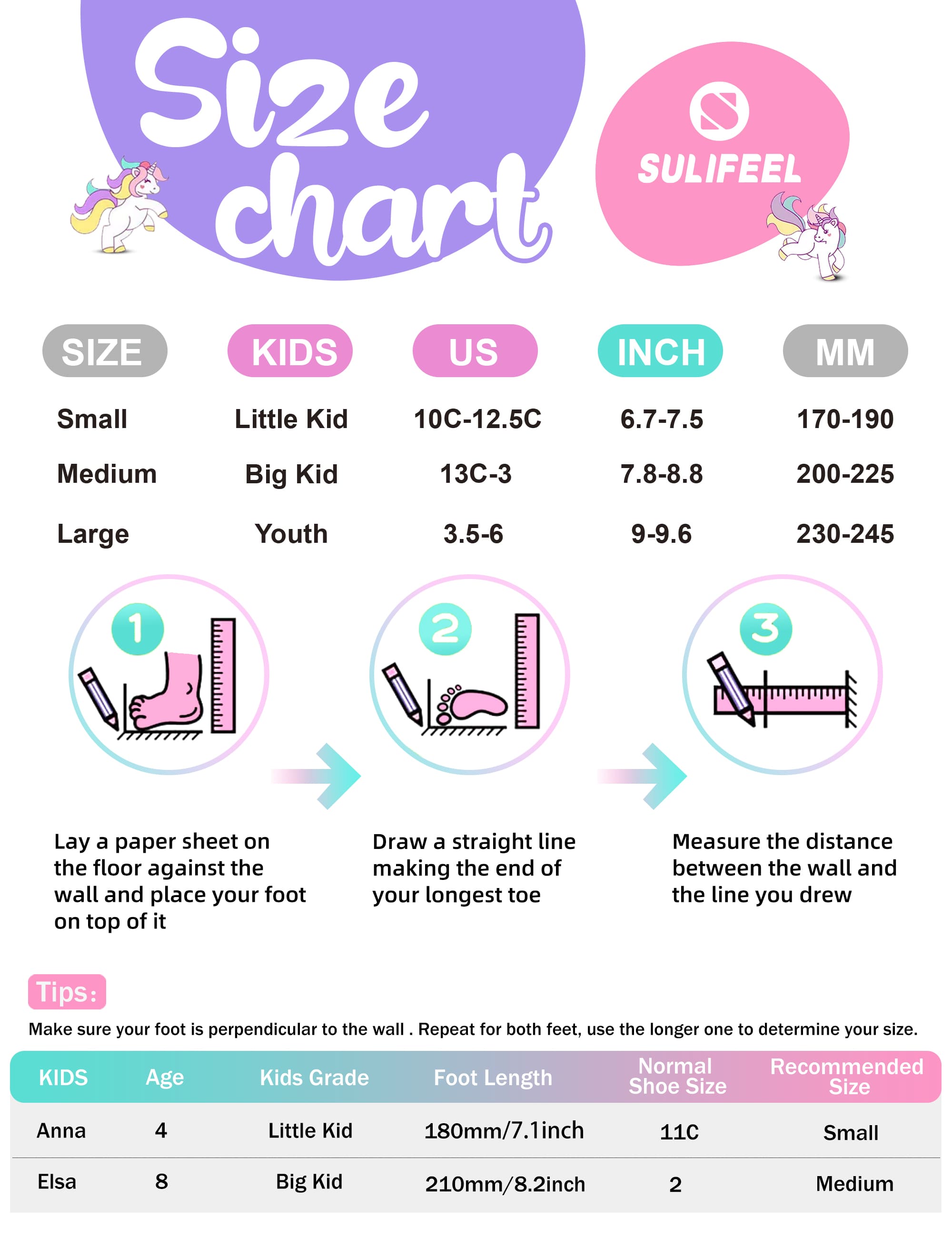 SULIFEEL Adjustable Light up Roller Skates for Girls Boys for Kids