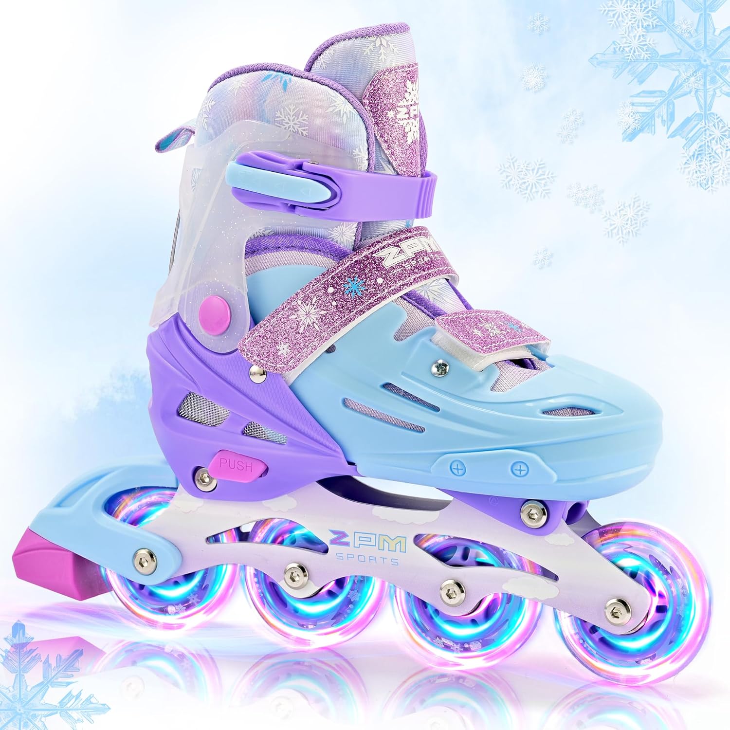SULIFEEL Inline Skates for Kids, Adjustable Children's Roller Skates Blades