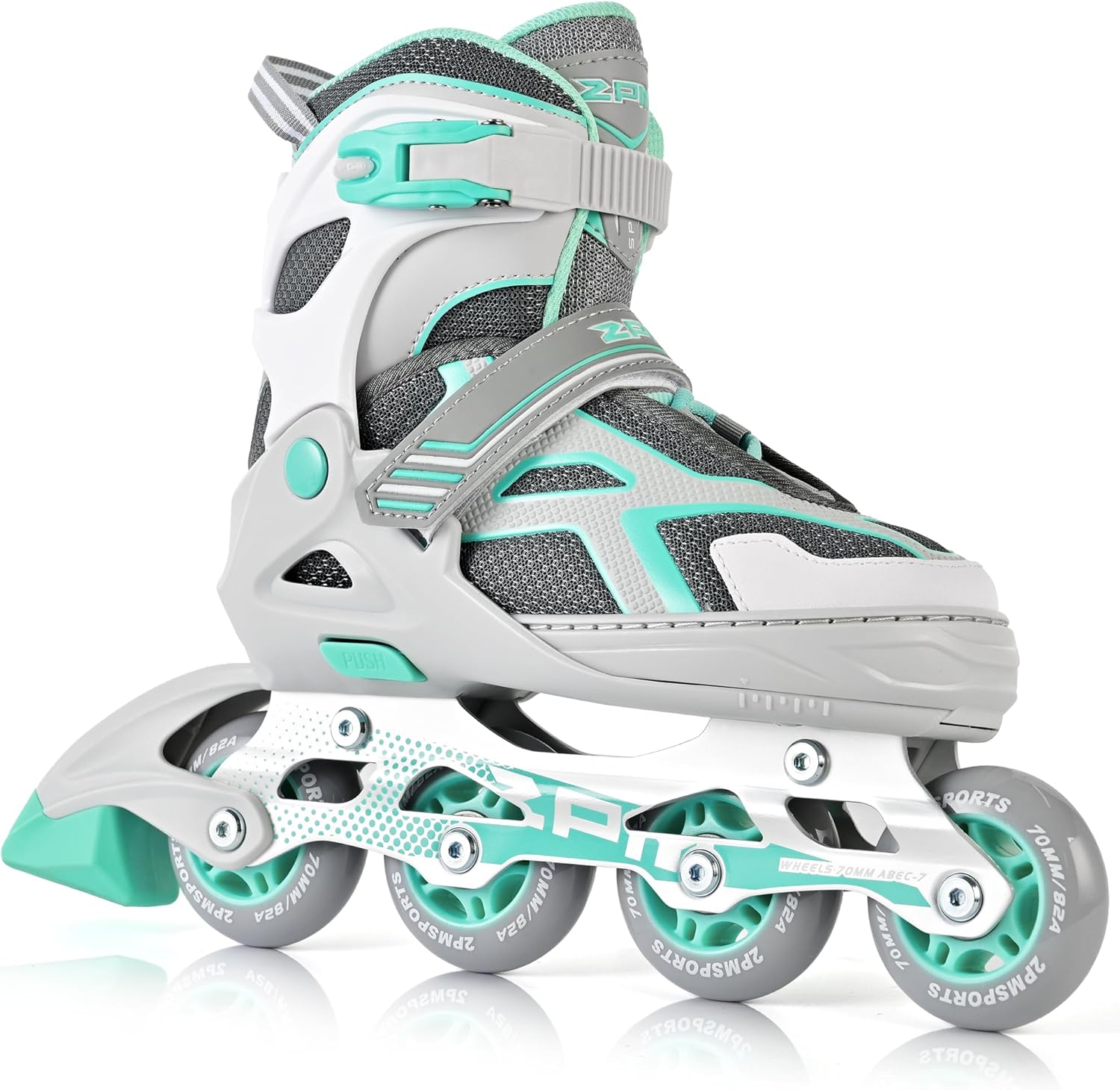 SULIFEEL Adjustable Inline Skates, Fun Beginner Roller Skates for Kids, Youth