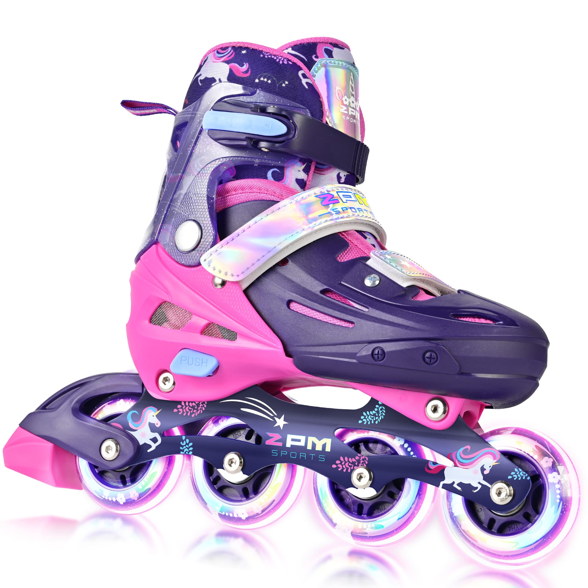 SULIFEEL Inline Skates for Kids, Adjustable Children's Roller Skates Blades